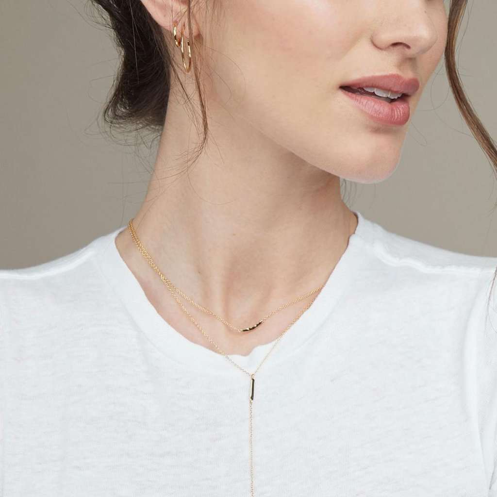 Gorjana taner bar necklace best sale