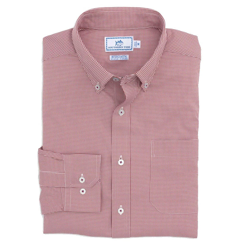 Gameday Gingham Performance Sport Shirt | Southern Tide – Country Club Prep