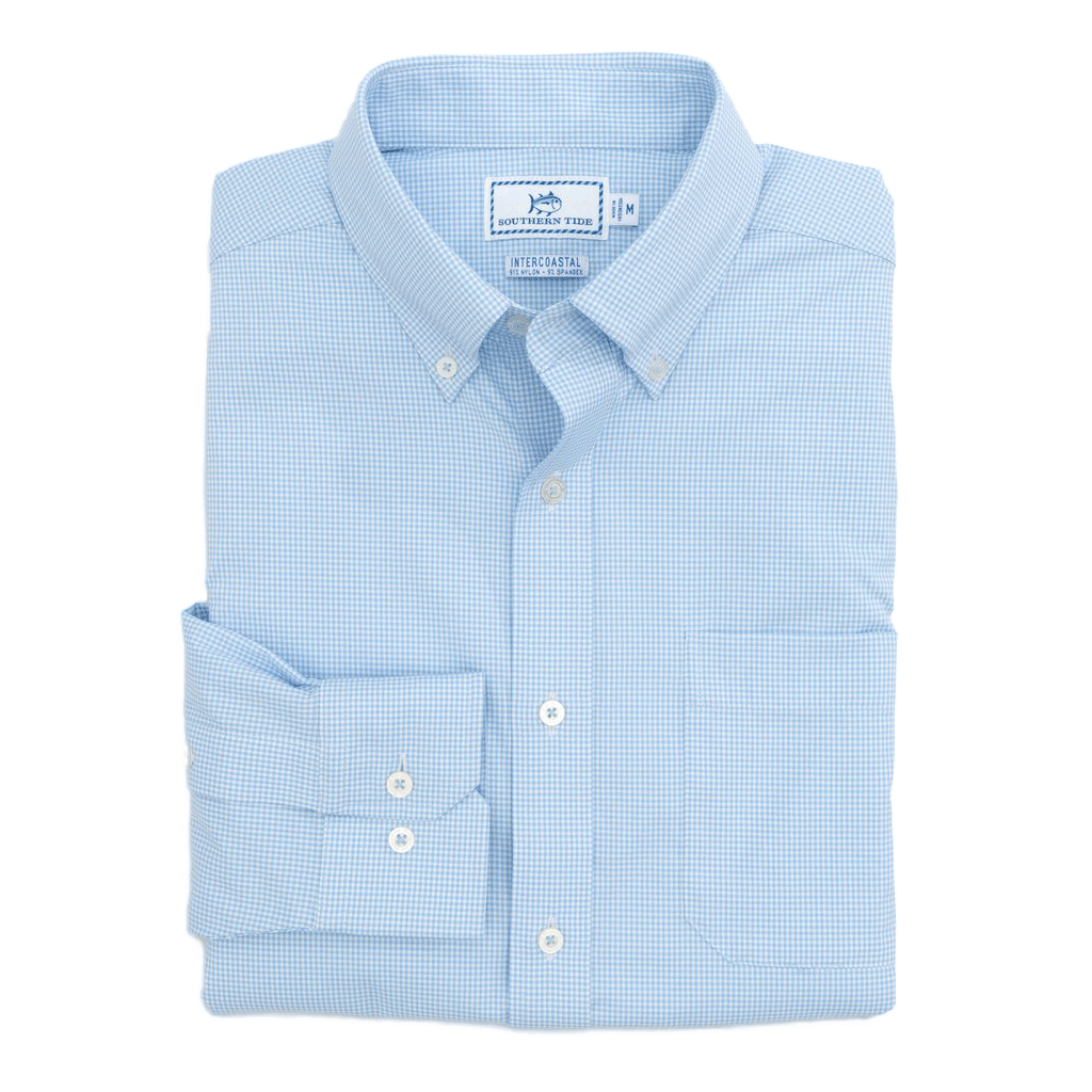 Gameday Gingham Intercoastal Performance Sport Shirt by Southern Tide - Country Club Prep