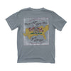 Don't Tread Tee in Chicken Wire Grey by Southern Fried Cotton - Country Club Prep