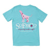 Howlin in Pink Tee in Robin's Egg by Southern Fried Cotton - Country Club Prep