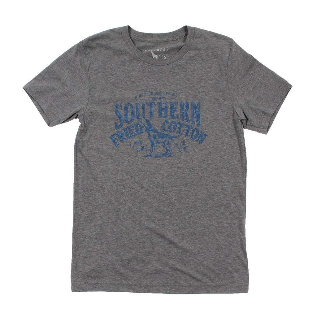 Howlin Woodcut TriBlend Tee in Grey by Southern Fried Cotton - Country Club Prep