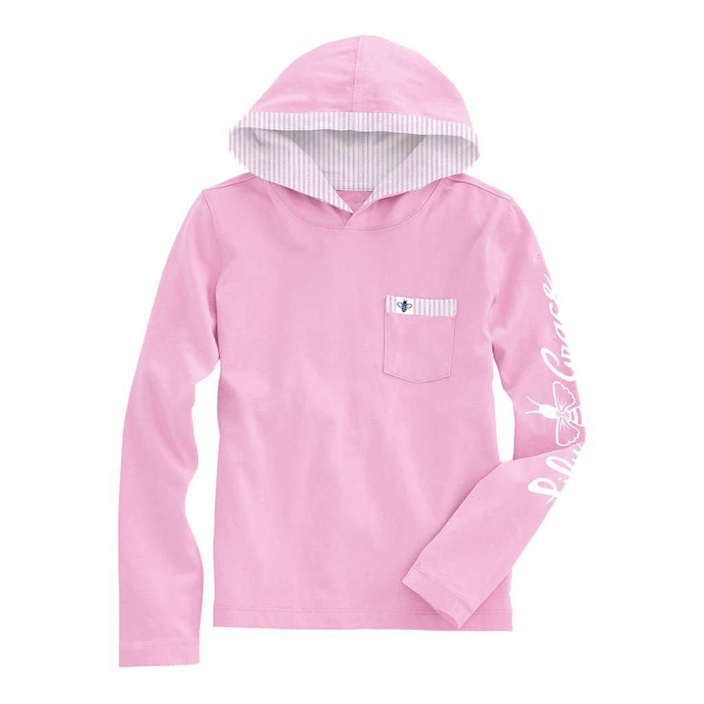 Junior Hoodie Tee in Blossom by Lily Grace - Country Club Prep
