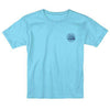 KIDS Bow Tie Circle Tee in Lagoon Blue by Live Oak - Country Club Prep