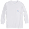 Kids Classic Lures Long Sleeve Tee Shirt in Classic White by Southern Tide - Country Club Prep