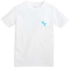 Kids Outline Skipjack Tee Shirt in Classic White by Southern Tide - Country Club Prep