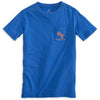 Kids Outline Skipjack Tee Shirt in Royal Blue by Southern Tide - Country Club Prep