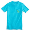 Kids Outline Skipjack Tee Shirt in Scuba Blue by Southern Tide - Country Club Prep