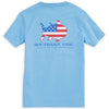 KIDS Skipjack Nation Tee Shirt in Ocean Channel by Southern Tide - Country Club Prep