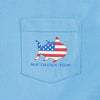 KIDS Skipjack Nation Tee Shirt in Ocean Channel by Southern Tide - Country Club Prep
