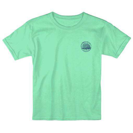 KIDS Yes Sir No Sir Tee in Island Reef by Live Oak - Country Club Prep