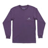 Long Sleeve Louisiana Backroads Collection Tee in Iris by Southern Marsh - Country Club Prep