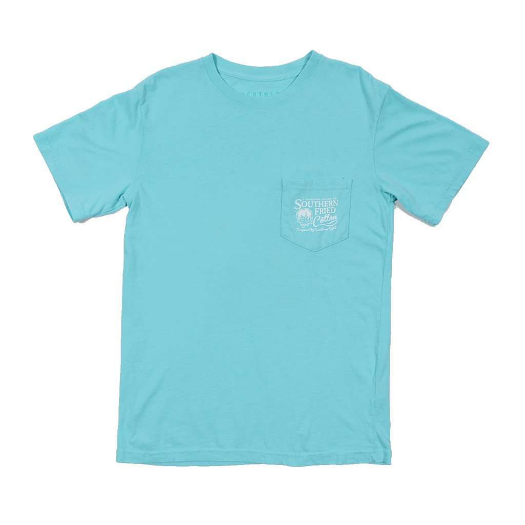 Surf, Sand & Fun Tee in Robin's Egg by Southern Fried Cotton - Country Club Prep