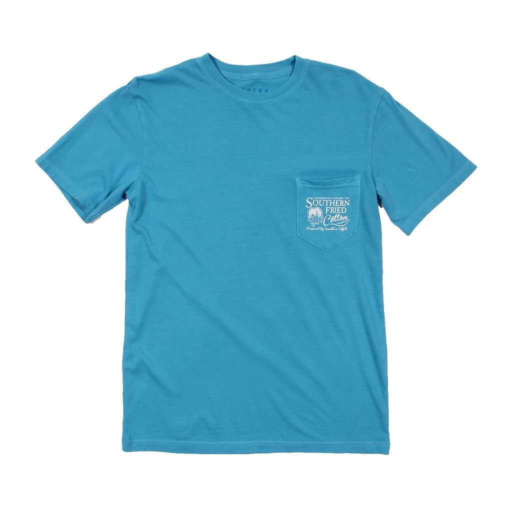 Tubing Tee in Snow Cone Blue by Southern Fried Cotton - Country Club Prep