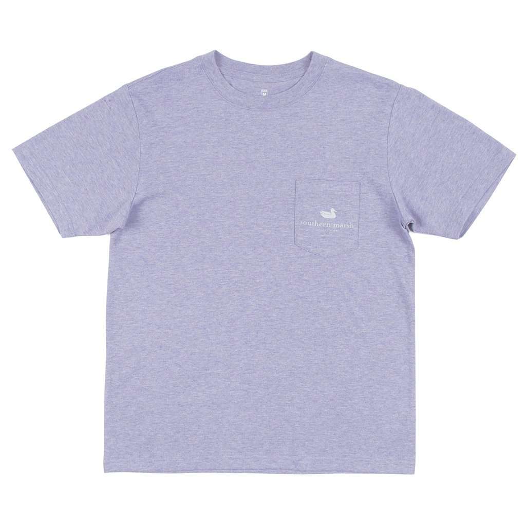 YOUTH Branding Collection - Summit Tee in Washed Berry by Southern Marsh - Country Club Prep