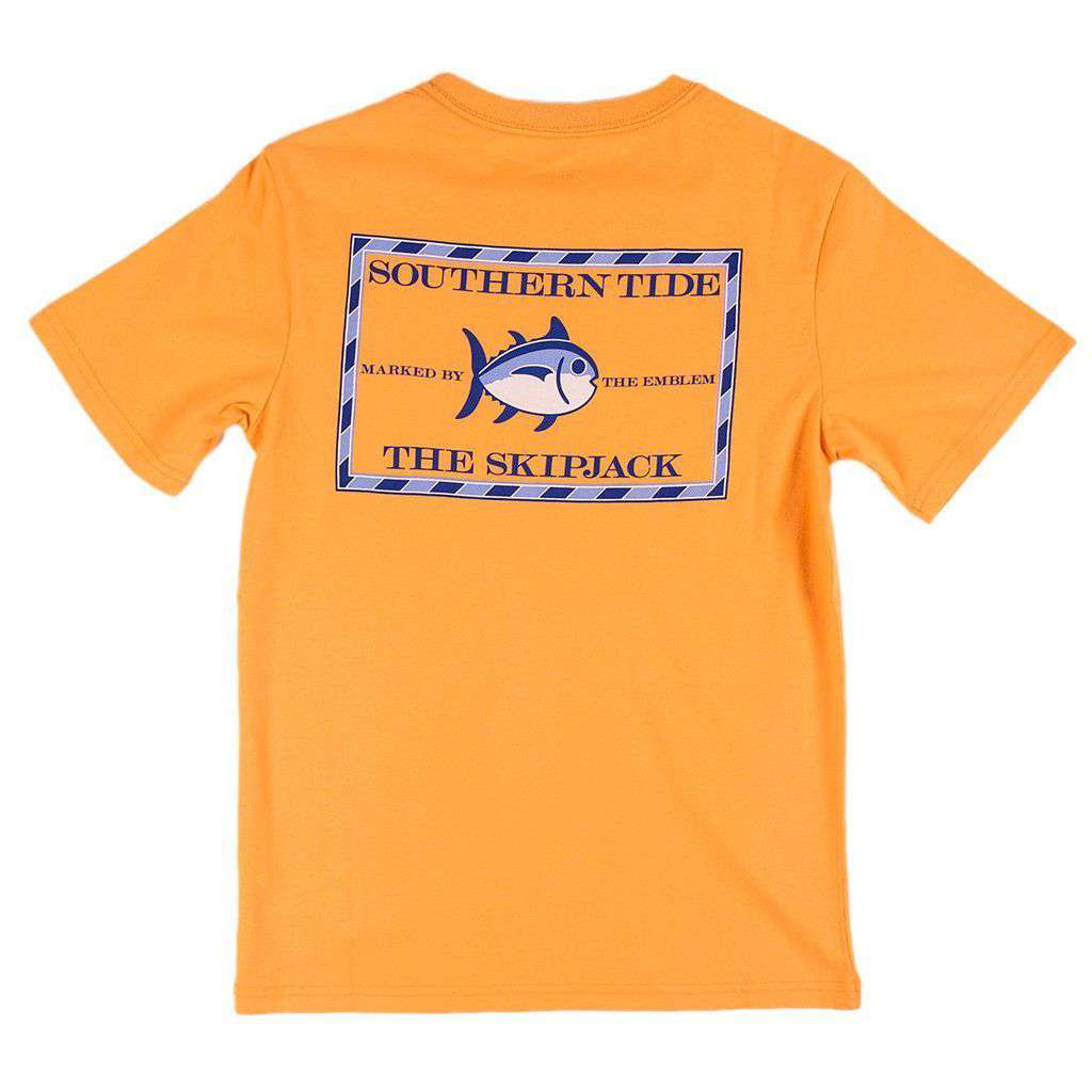 Youth Classic Skipjack Tee Shirt in Horizon by Southern Tide - Country Club Prep