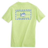 Youth Classic Skipjack Tee Shirt in Lime by Southern Tide - Country Club Prep