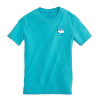 Youth Classic Skipjack Tee Shirt in Scuba Blue by Southern Tide - Country Club Prep