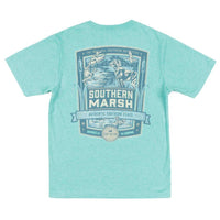YOUTH Genuine Collection - Duck Hunting Tee in Washed Kelly by Southern Marsh - Country Club Prep