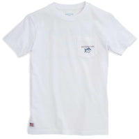Youth Independence T-Shirt in Classic White by Southern Tide - Country Club Prep