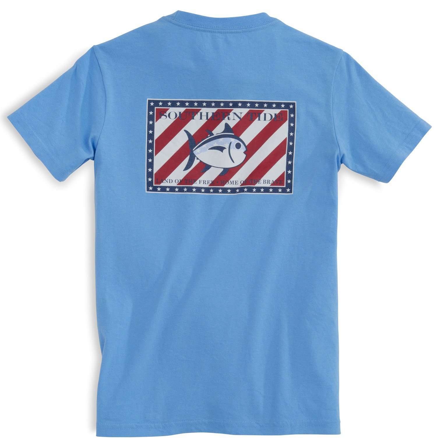 Youth Independence T-Shirt in Ocean Channel Blue by Southern Tide - Country Club Prep