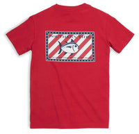 Youth Independence T-Shirt in True Red by Southern Tide - Country Club Prep
