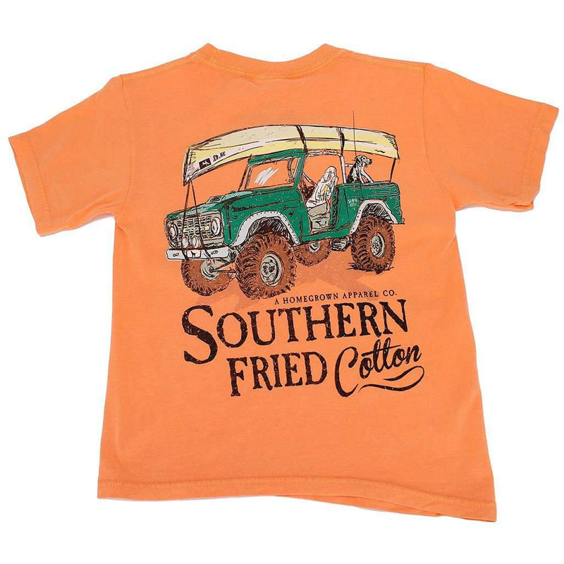 Youth It's All Good Tee Shirt in Melon by Southern Fried Cotton - Country Club Prep