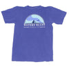 Youth Paddler Tee Shirt in Neon Blue by Waters Bluff - Country Club Prep