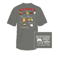 Youth S'mores Short Sleeve Tee Shirt in Grey by Southern Fried Cotton - Country Club Prep