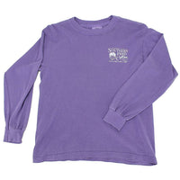 YOUTH Winston II Long Sleeve Tee Shirt in Violet by Southern Fried Cotton - Country Club Prep