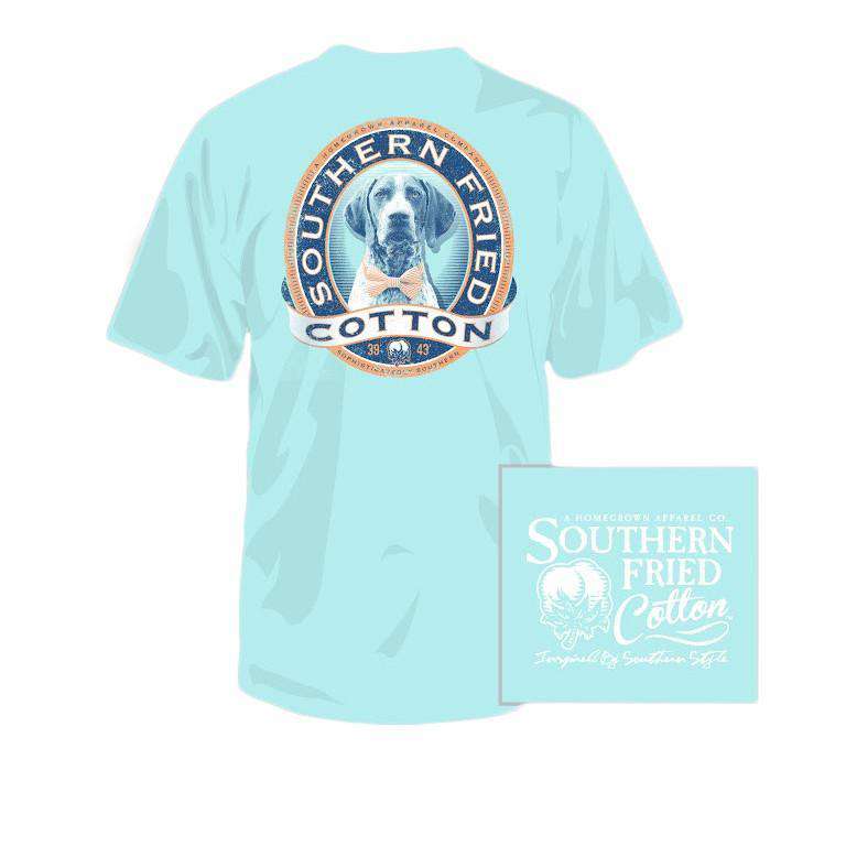 Youth Winston II Short Sleeve Tee Shirt in Chalky Mint by Southern Fried Cotton - Country Club Prep