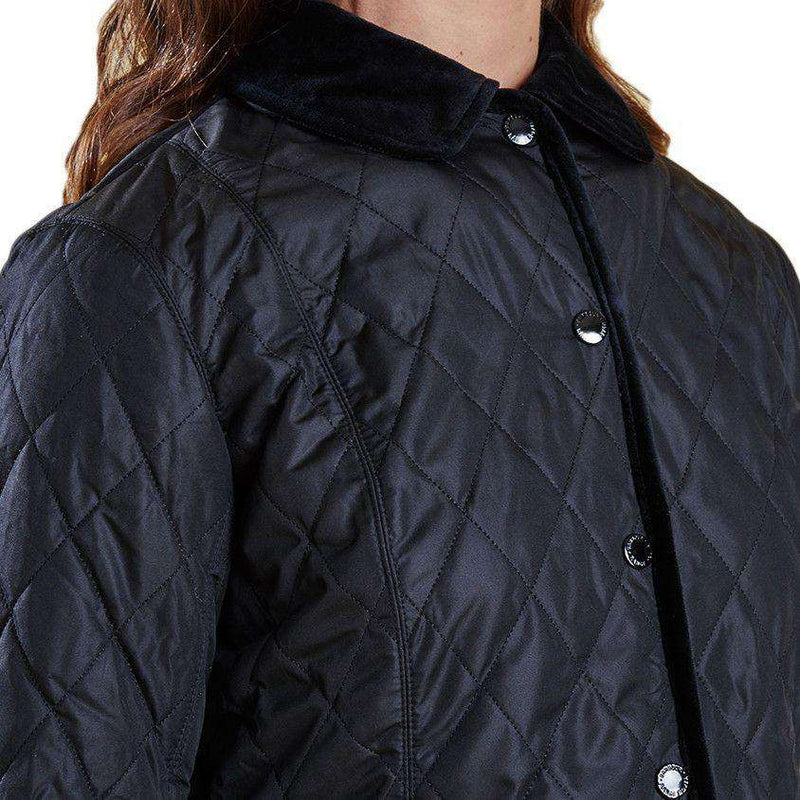 Terrain Quilted Jacket in Black by Barbour - Country Club Prep