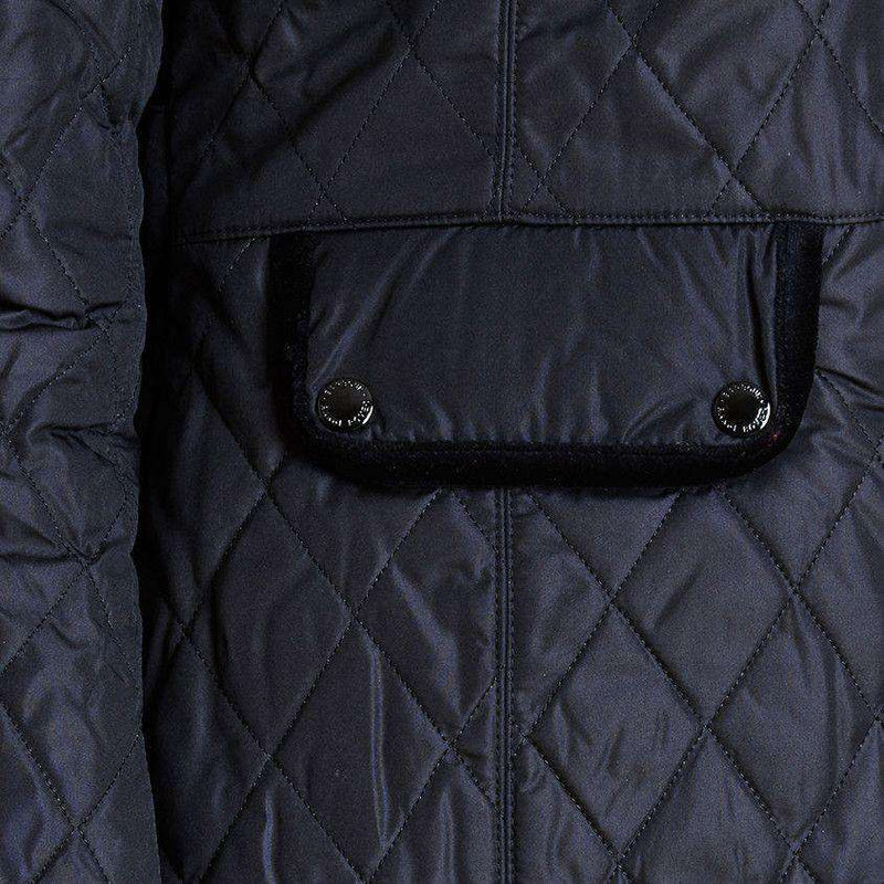 Terrain Quilted Jacket in Black by Barbour - Country Club Prep