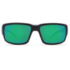 Fantail Sunglasses in Blackout with Green Mirror Polarized Glass Lenses by Costa del Mar - Country Club Prep