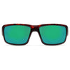 Fantail Sunglasses in Tortoise with Green Mirror Polarized Glass Lenses by Costa del Mar - Country Club Prep