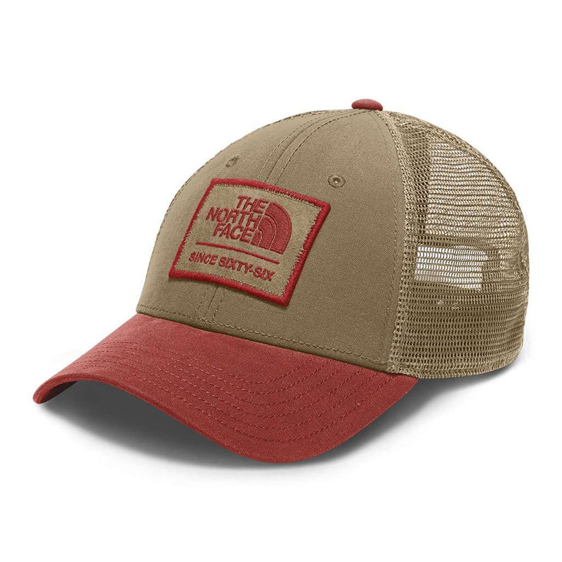 Patches Trucker Hat in Kelp Tan by The North Face - Country Club Prep