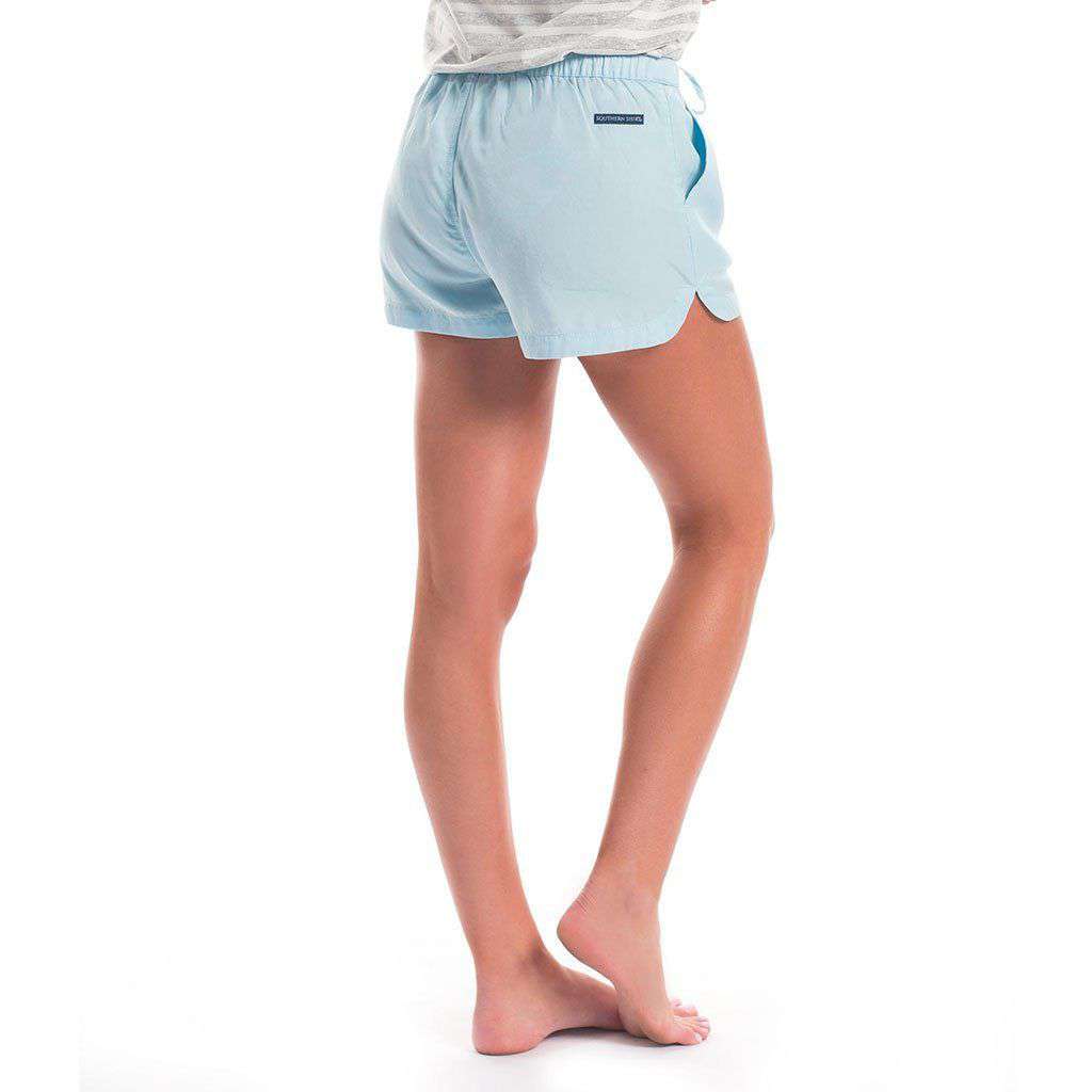 Cassie Shorts in Crystal Blue by The Southern Shirt Co. - Country Club Prep