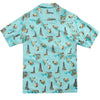 The Tycoon Hawaiian Shirt in Seafoam by Rowdy Gentleman - Country Club Prep