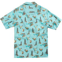 The Tycoon Hawaiian Shirt in Seafoam by Rowdy Gentleman - Country Club Prep