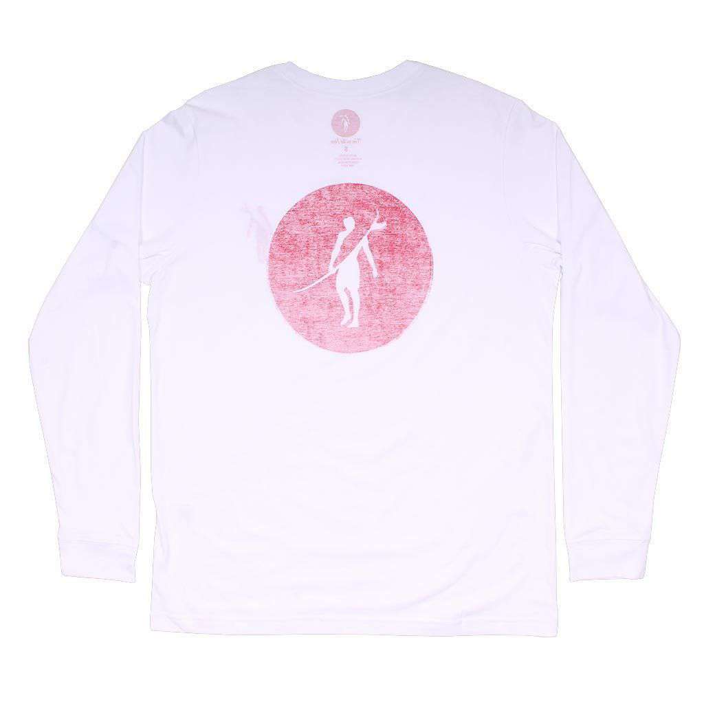 Coaster Long Sleeve Tee in White by Toes on the Nose - Country Club Prep