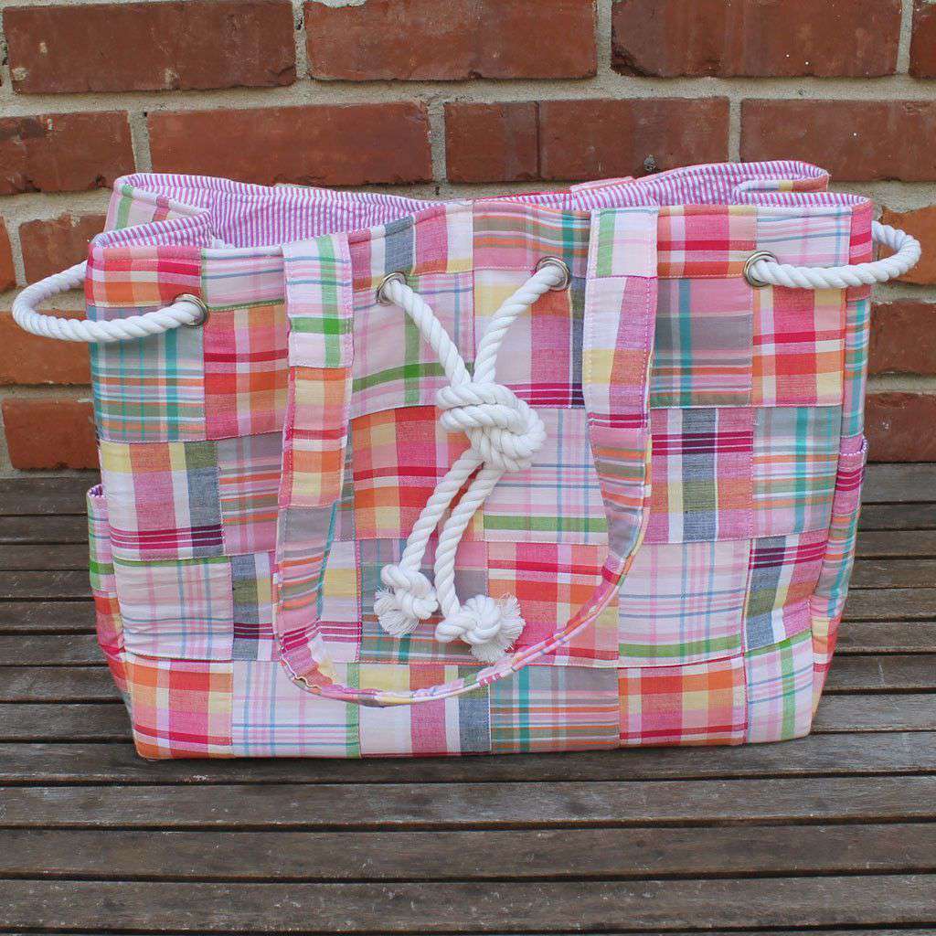 Alexa Tote Bag in Tucker's Point by Just Madras - Country Club Prep