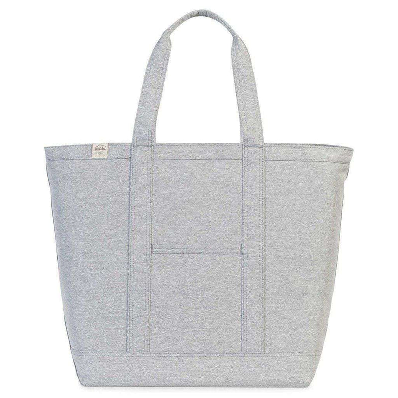 Bamfield Mid Volume Tote in Light Grey Crosshatch by Herschel Supply Co. - Country Club Prep