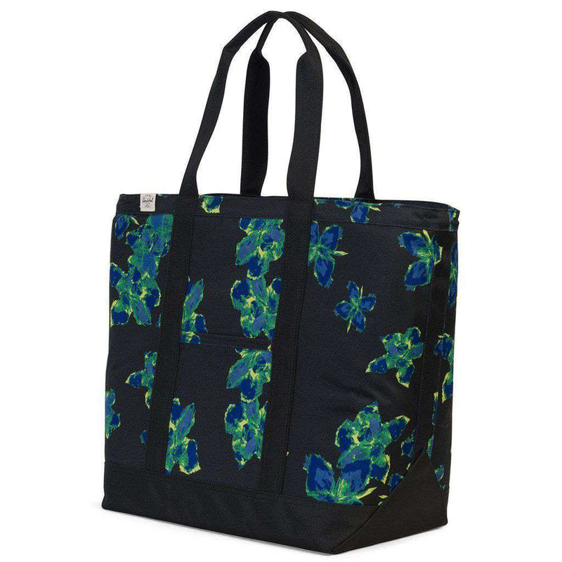 Bamfield Mid Volume Tote in Neon Floral by Herschel Supply Co. - Country Club Prep