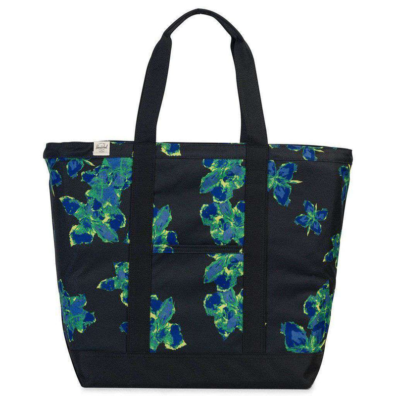 Bamfield Mid Volume Tote in Neon Floral by Herschel Supply Co. - Country Club Prep