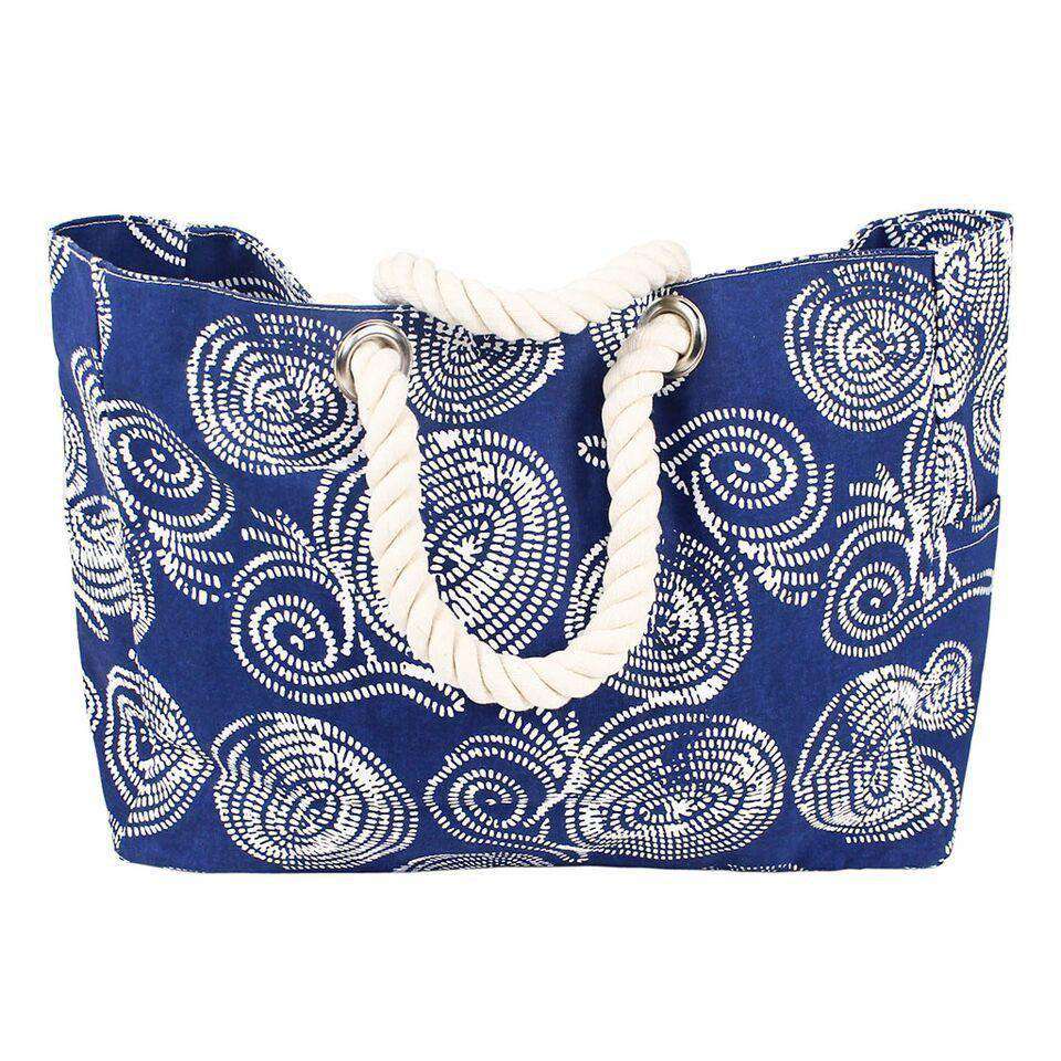 Beach Bag in Blue Rope by Hiho - Country Club Prep