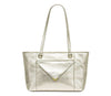 Celeste Leather Tote in Platinum by Jack Rogers - Country Club Prep