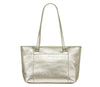Celeste Leather Tote in Platinum by Jack Rogers - Country Club Prep