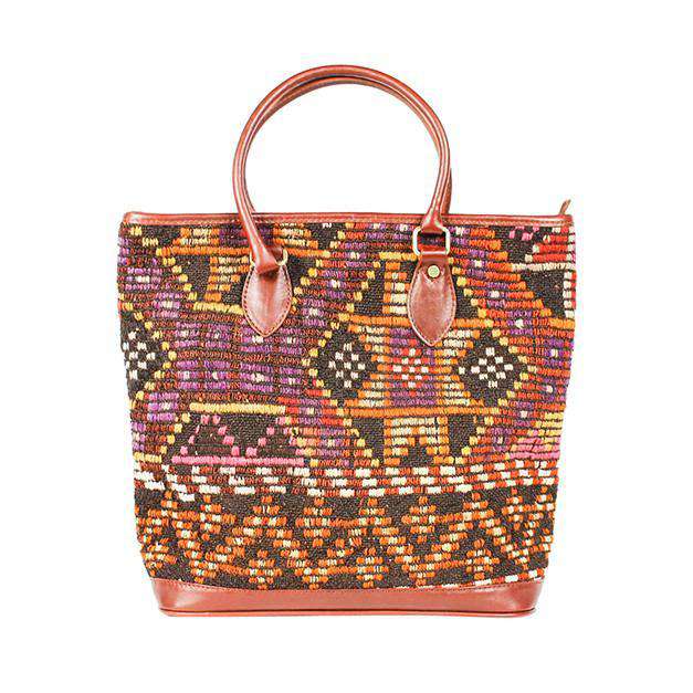 Kilim Tote Bag in Galaxy Black by Res Ipsa - Country Club Prep