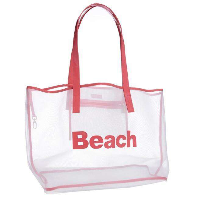 Madison Mesh Tote in Watermelon Beach by Lolo - Country Club Prep