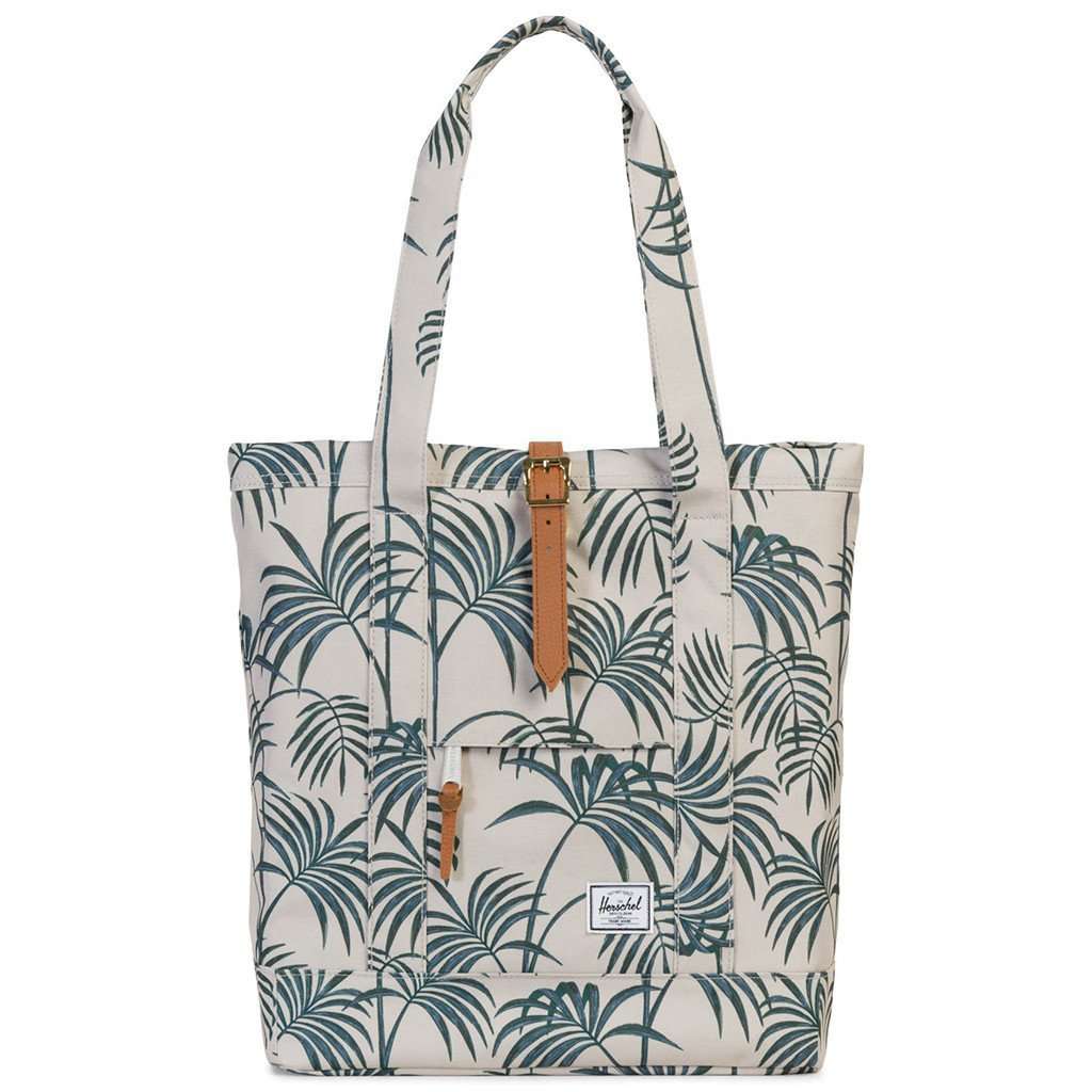 Market Tote in Pelican Palm by Herschel Supply Co. - Country Club Prep